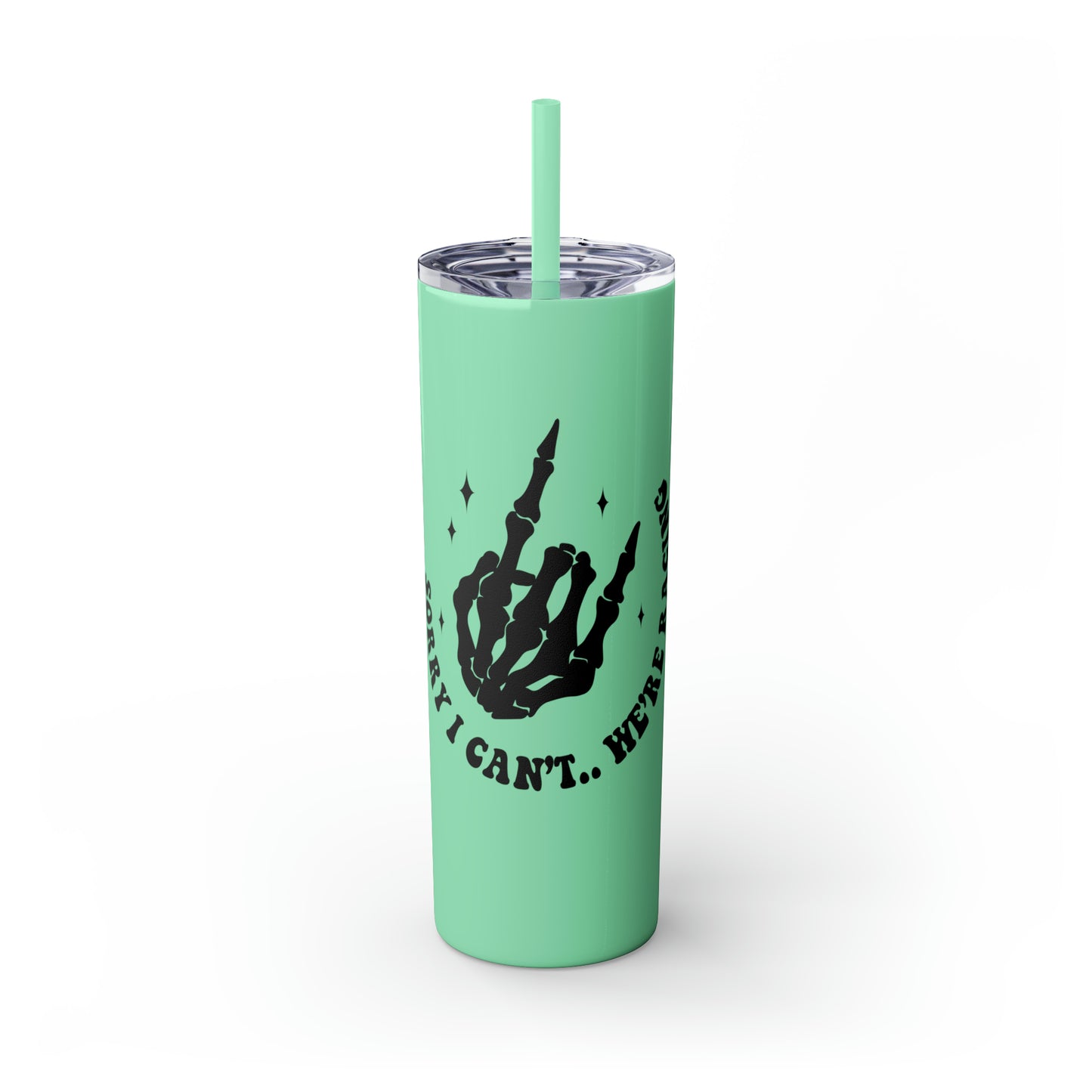 Skinny Tumbler with Straw, 20oz