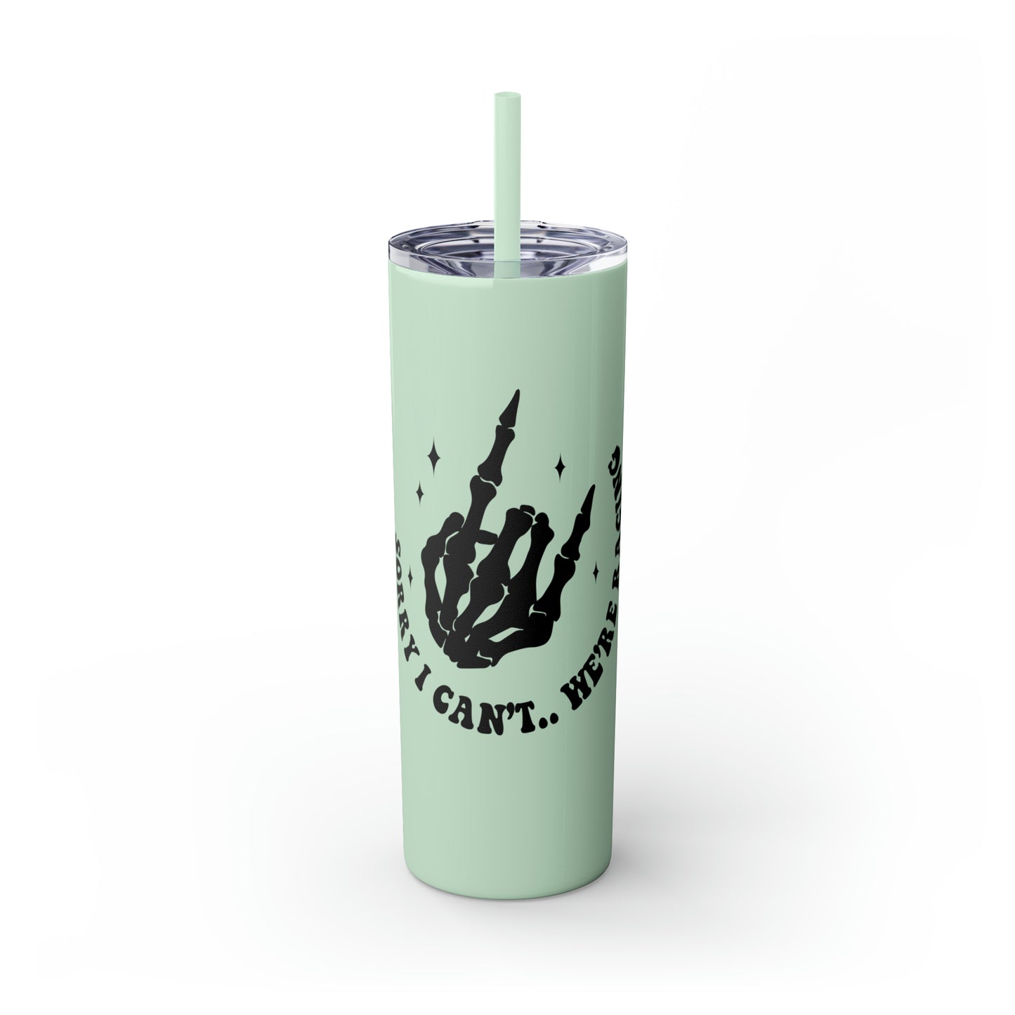 Skinny Tumbler with Straw, 20oz