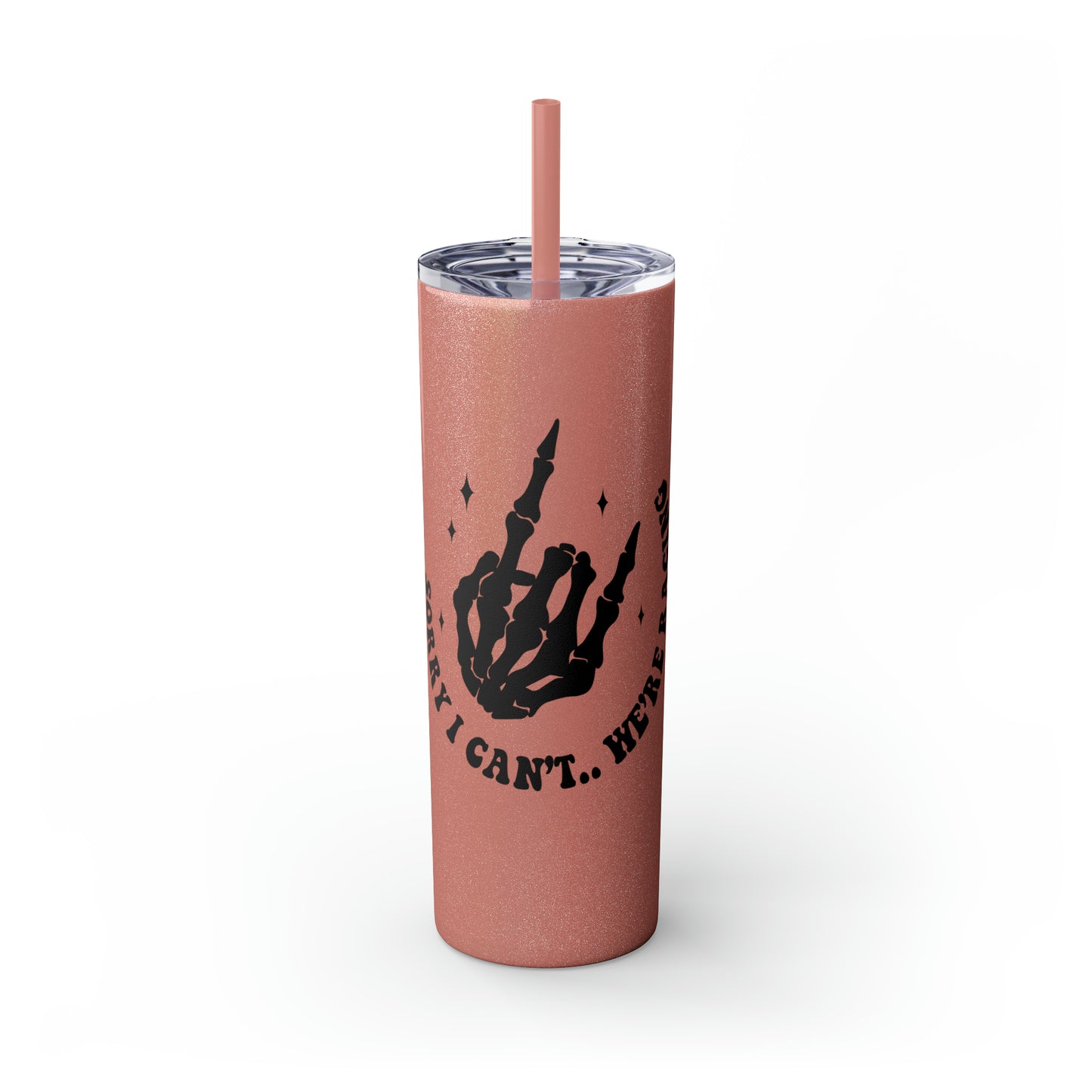 Skinny Tumbler with Straw, 20oz