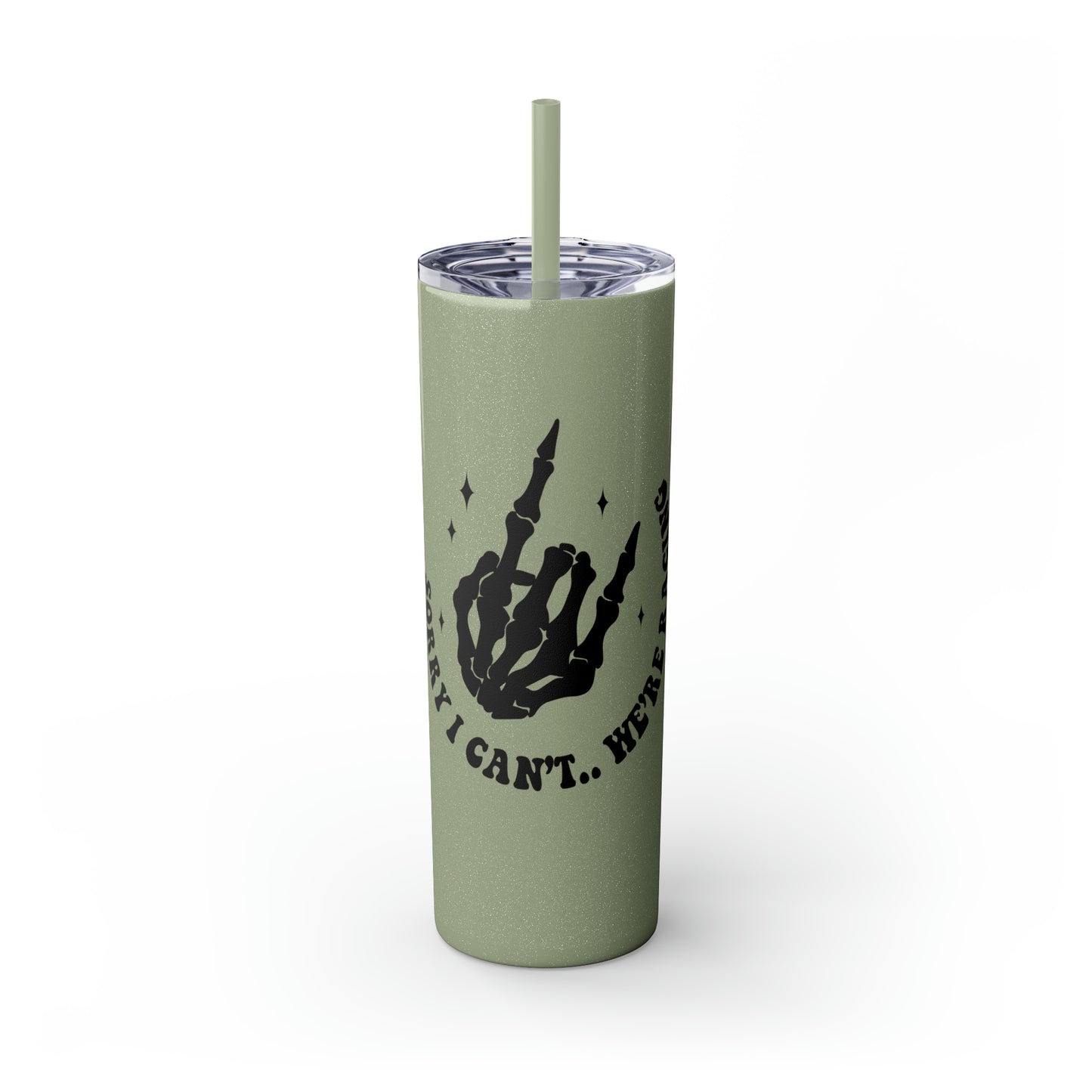 Skinny Tumbler with Straw, 20oz