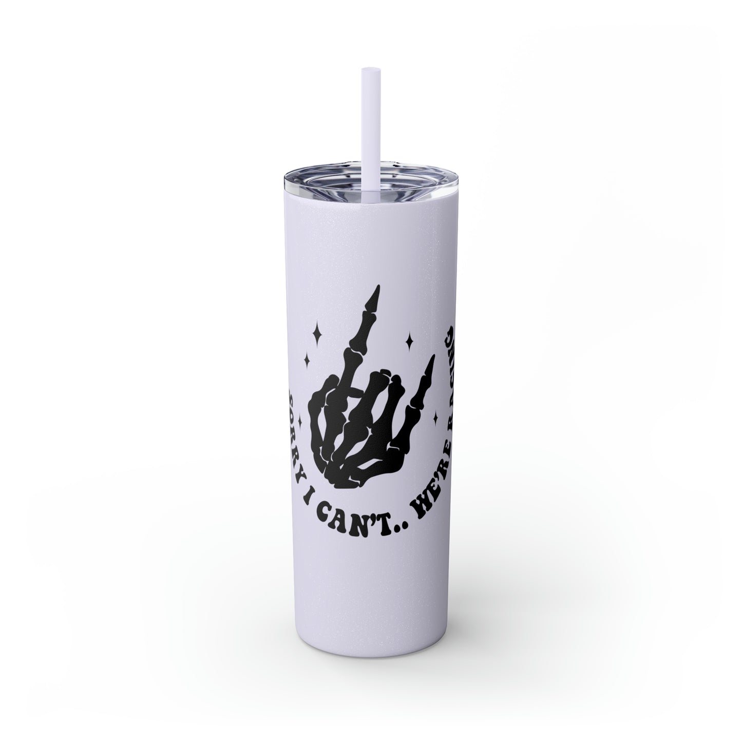 Skinny Tumbler with Straw, 20oz